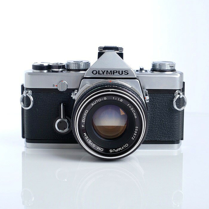 【中古】 (オリンパス) OLYMPUS OM-1+オートS50/1.8【中古カメラ フィルムカメラ】 ランク：C