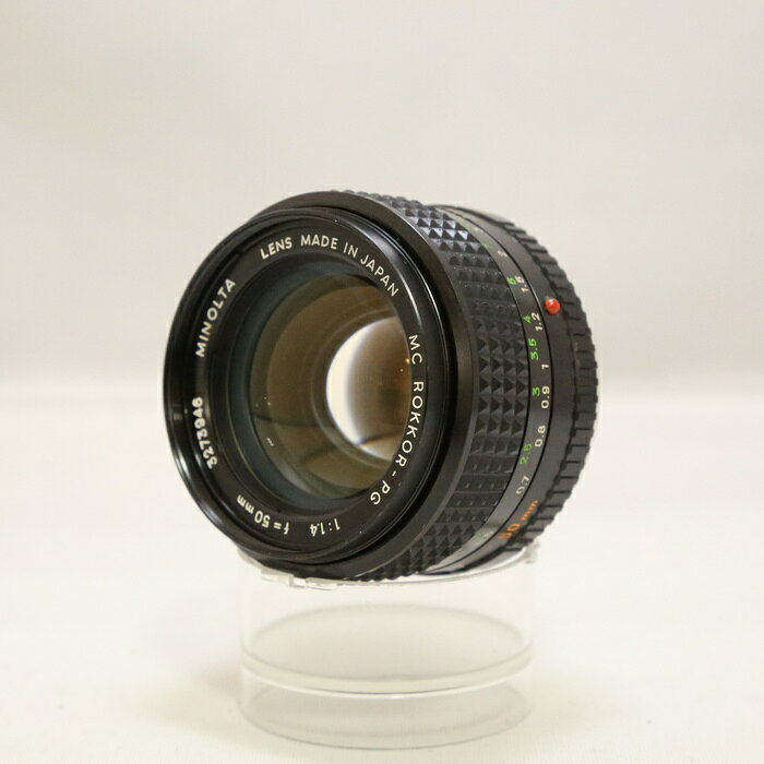 【中古】 (ミノルタ) MINOLTA MC ROKKOR-PG 50/1.4【中古レンズ MFレンズ】 ランク：C