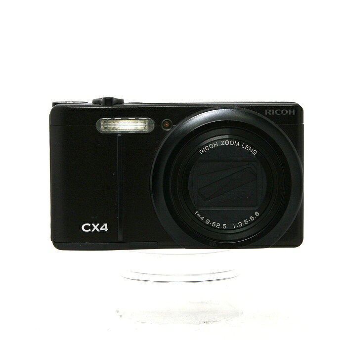 【中古】リコー CX4 ブラツク ランク：B「タカチホカメラ　p.house小倉店在庫」【コンパクトデジカメ】商品コード：2222120089873