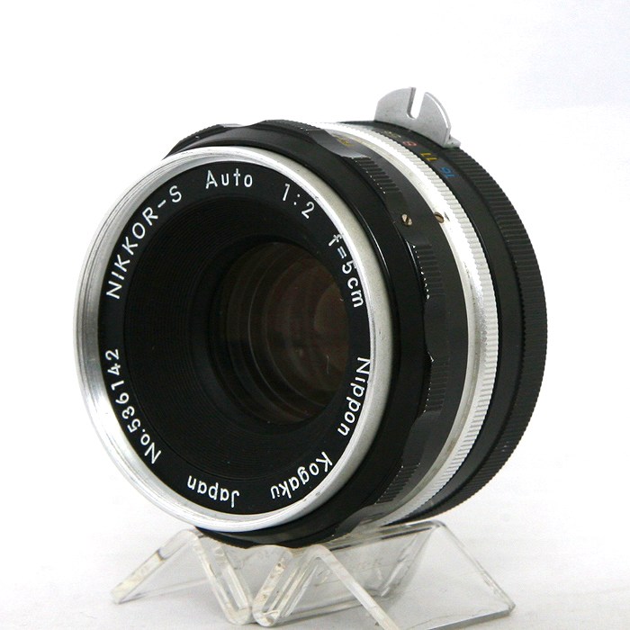 【中古】ニコン Auto Nikkor-S 50mm F2 ランク：B-「タカチホカメラ　p.house小倉店在庫」【MFレンズ】商品コード：2222120089897
