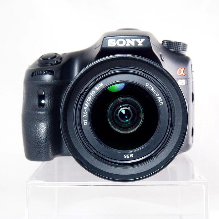 【中古】 (ソニー) SONY α65　WズームKit (SLT-A65VY）【中古カメラ デジタル一眼】 ランク：B