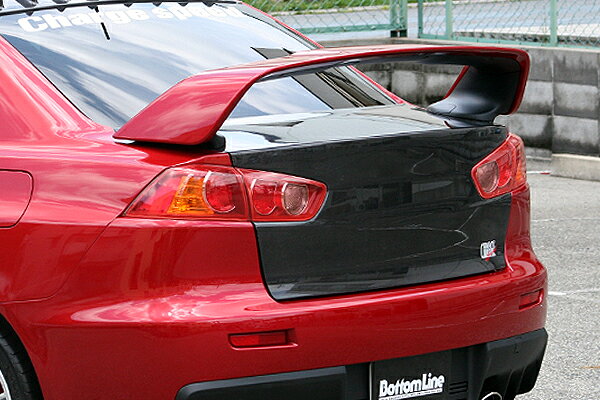 チャージスピード CHARGESPEED LANCER EVOLUTION X CZ4A トランク純正ウイング用取付穴有り カーボン製