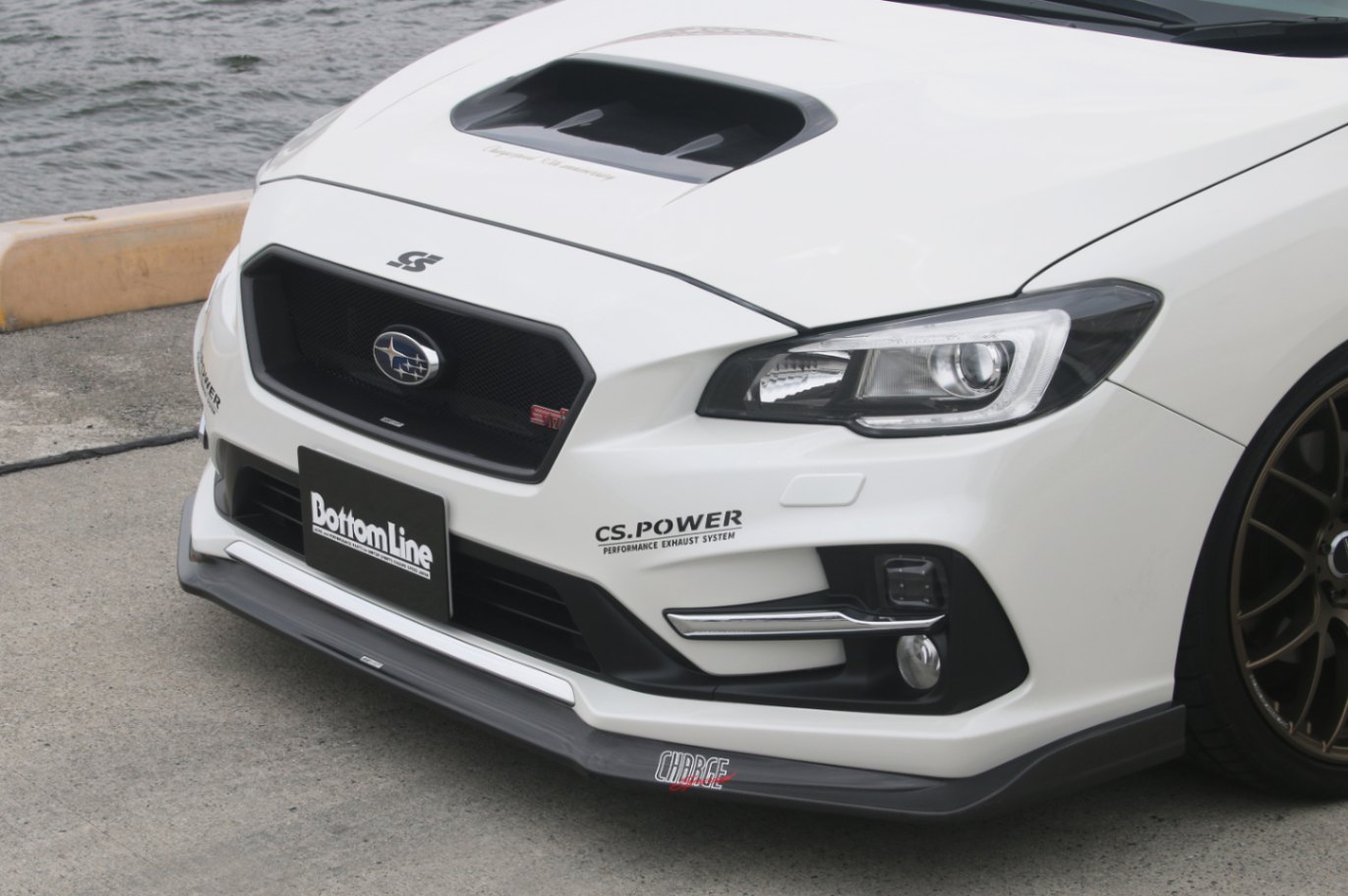 チャージスピード CHARGESPEED レヴォーグ STI Sport VM# C/D/E/F フロントボトムライン フロントアンダースポイラー リップスポイラー カーボン製