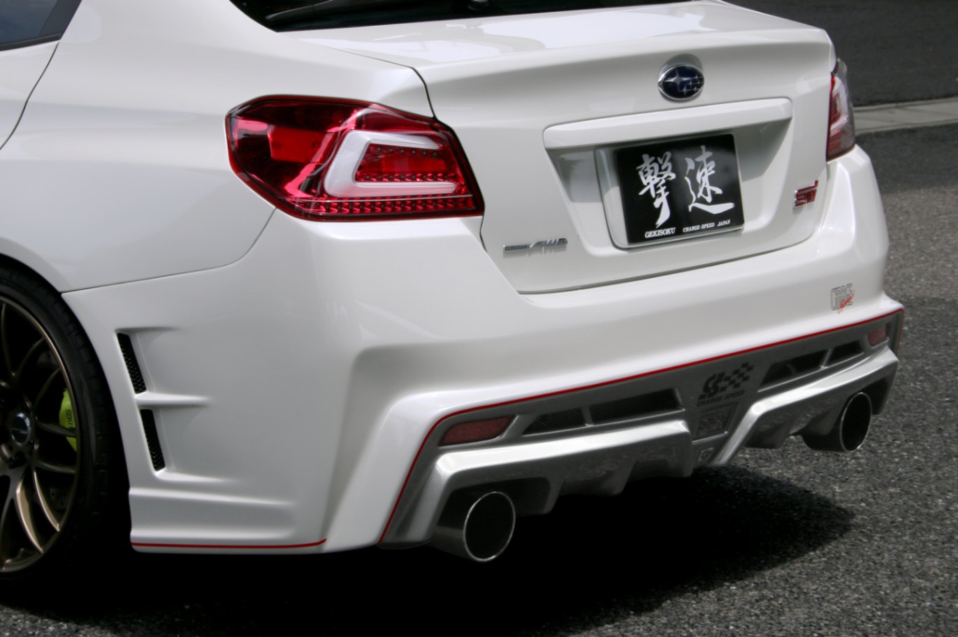 チャージスピード CHARGESPEED WRX STI/S4 VA# リアバンパー TYPE-3 FRP製