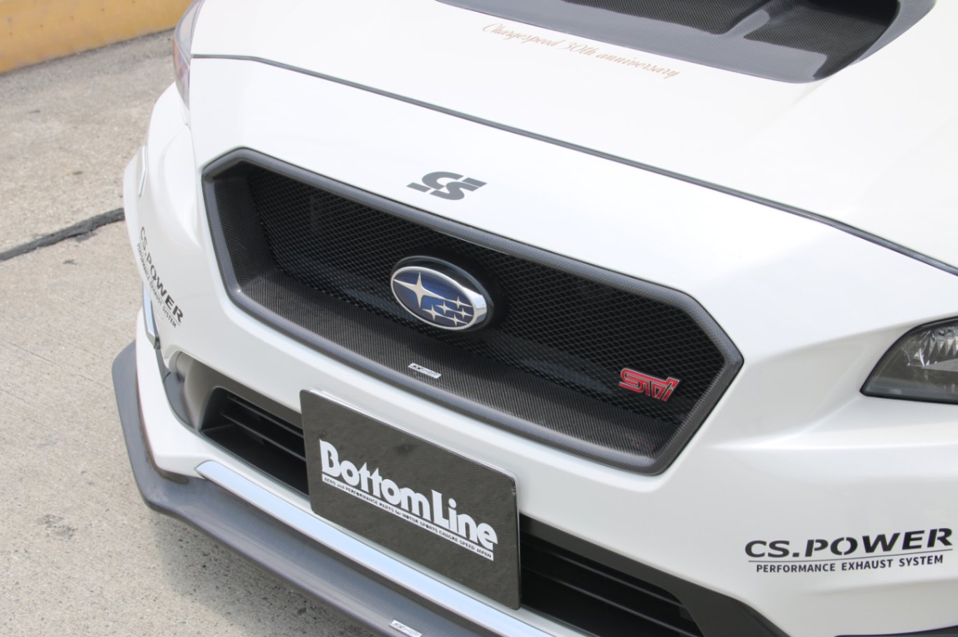 チャージスピード CHARGESPEED レヴォーグ STI Sport VM# C/D/E/F フロントグリル カーボン製　5469c　※エンブレムは付属しません。