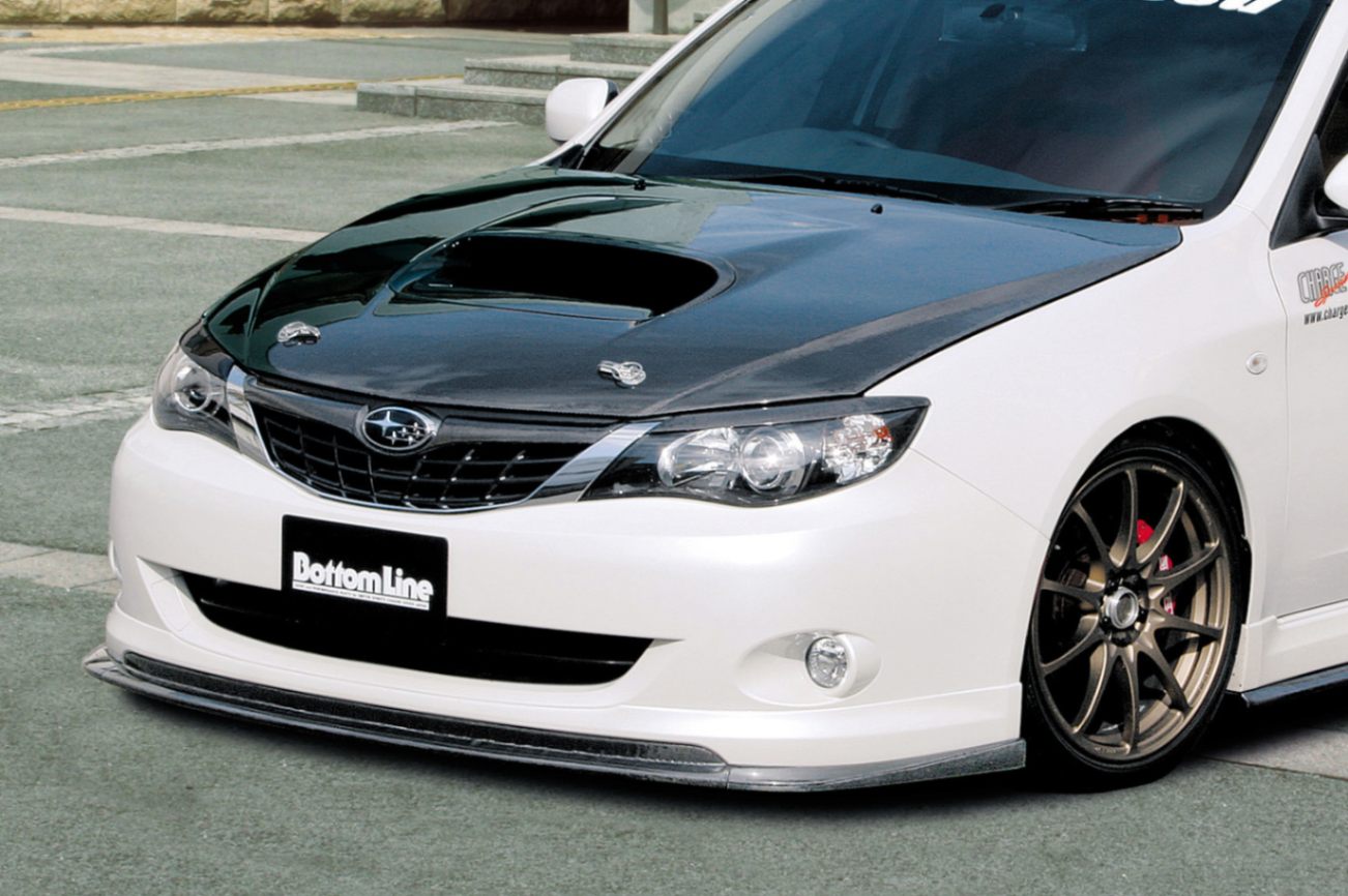 チャージスピード CHARGESPEED インプレッサ GH8 A/B フロントボトムライン フロントアンダースポイラー リップスポイラー FRP製