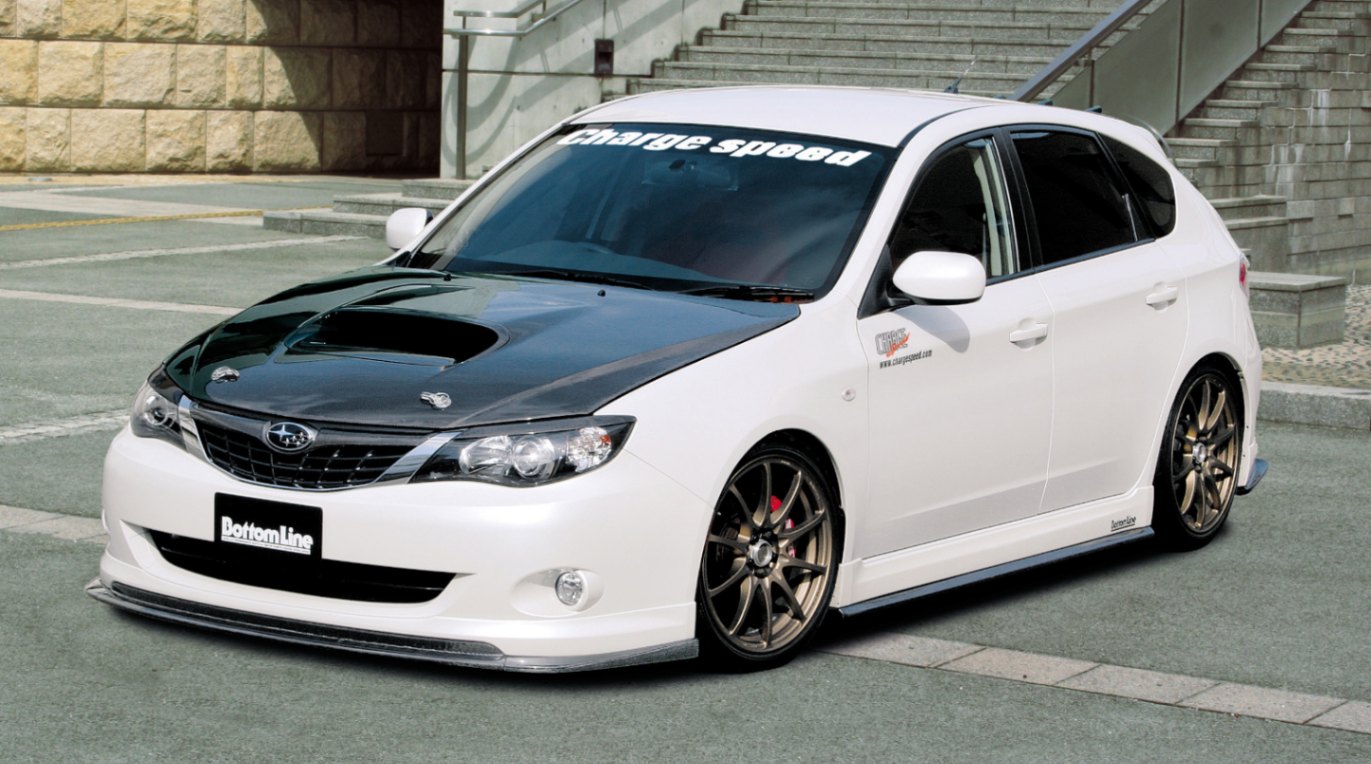 チャージスピード CHARGESPEED インプレッサ GH8 A/B 3点セット （フロント・サイド・リア） カーボン製