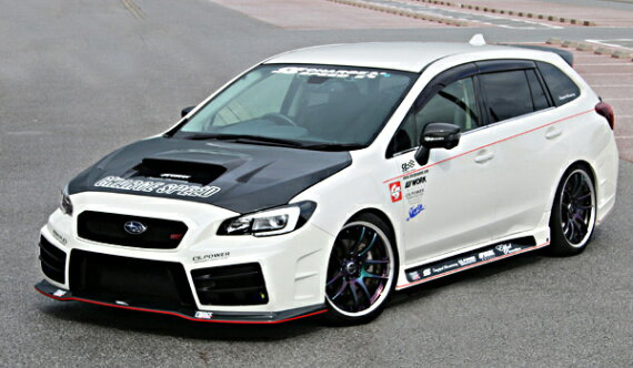 チャージスピード CHARGESPEED レヴォーグ VM# TYPE-A 3点セット フロントアンダー部 カーボン製　CSBP-005S47AC