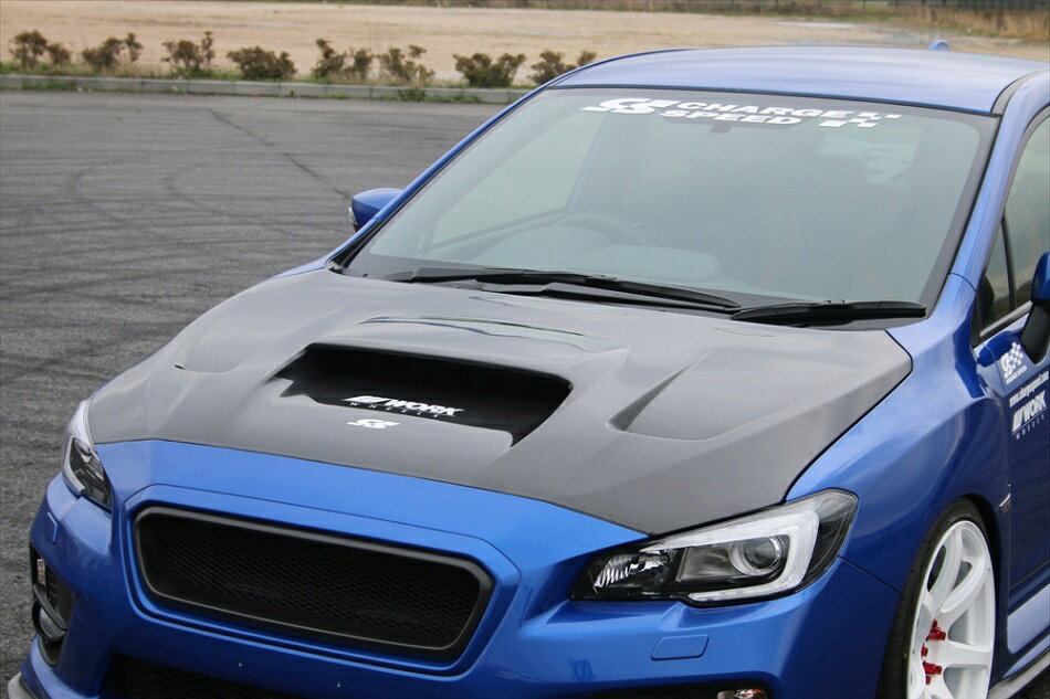 チャージスピード CHARGESPEED WRX STI/S4 VA# A/B/C ボンネット（ダクト付） カーボン製