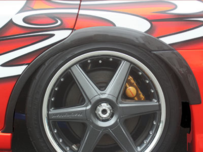 チャージスピード CHARGESPEED インプレッサ GD# A/B リアオーバーフェンダー（セット）FRP製