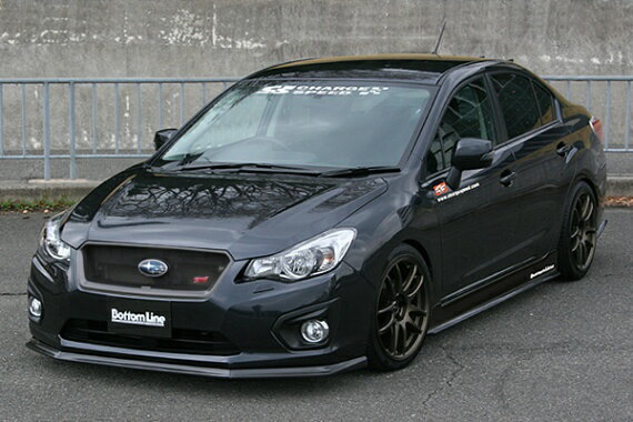 チャージスピード CHARGESPEED インプレッサ G4 GJ# A/B/C ボトムライン3点セット 純正サイドステップ装着車 FRP製