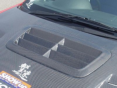 チャージスピード CHARGESPEED インプレッサ GD# F/G ボンネットエアダクト アウトレットタイプ FRP製