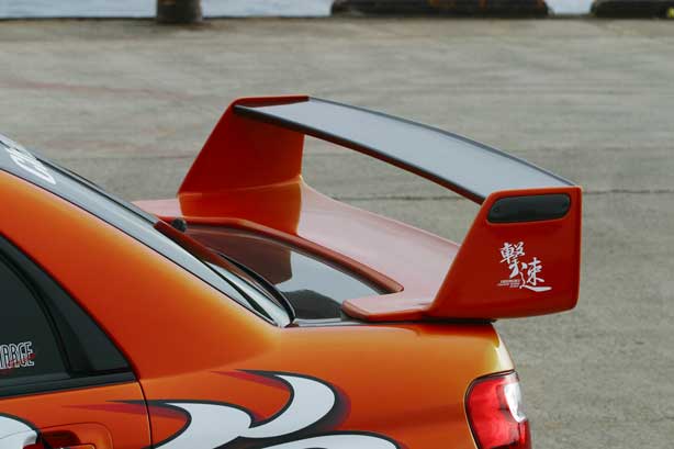 チャージスピード CHARGESPEED インプレッサ GD# C/D/E WR ウイングセンターフラップ（カーボン）