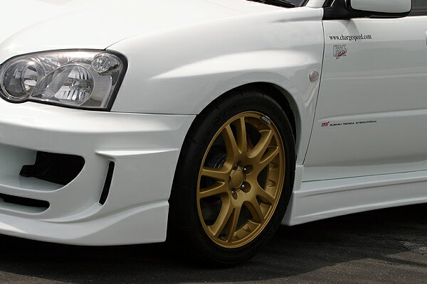 チャージスピード CHARGESPEED インプレッサ GD# C/D/E フロントワイドフェンダーダクト無 （片側20mmワイド）