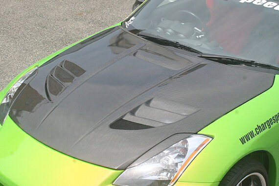 チャージスピード CHARGESPEED フェアレディーZ Z33 ボンネット ダクト付 カーボン製