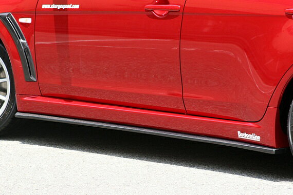 チャージスピード CHARGESPEED LANCER EVOLUTION X CZ4A サイドボムライン TYPE-1 前期用 カーボン製