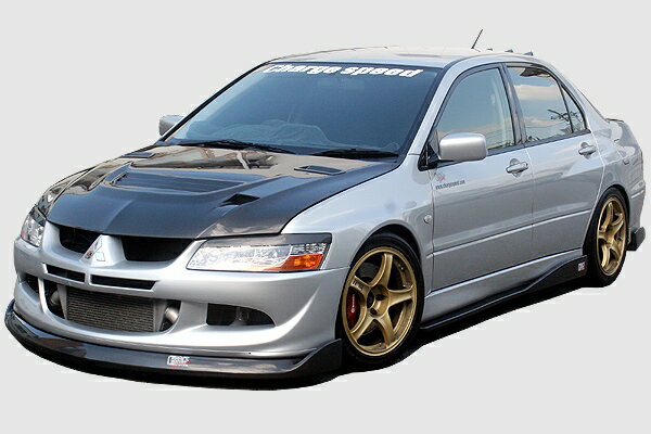 チャージスピード CHARGESPEED LANCER EVOLUTION 8 CT9A ボトムライン3点セット カーボン製（フロント・サイド・リア）