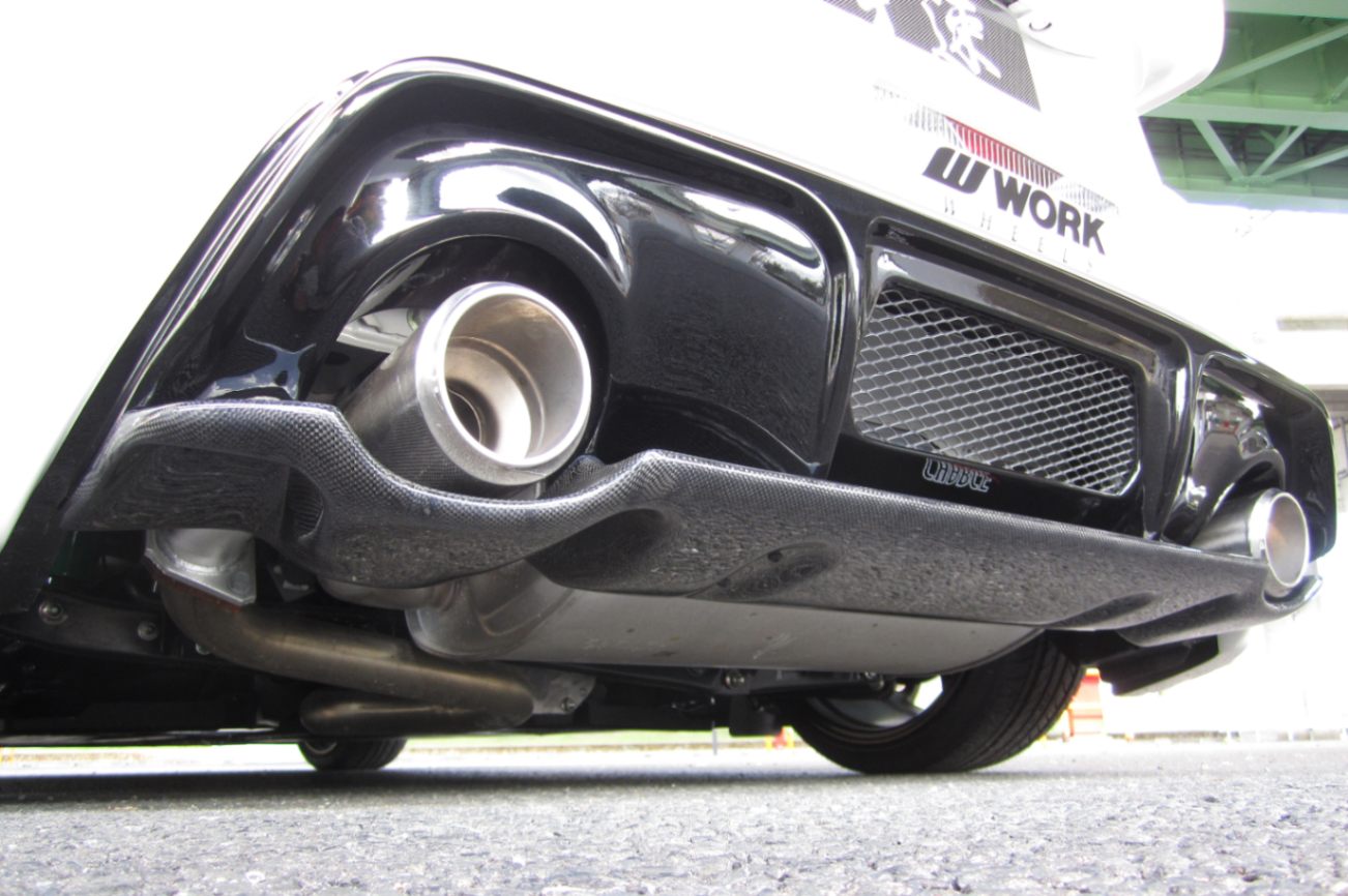 チャージスピード 86 ZN6 前期/中期 リアアンダーディフューザー 黒ゲル仕上げ FRP製