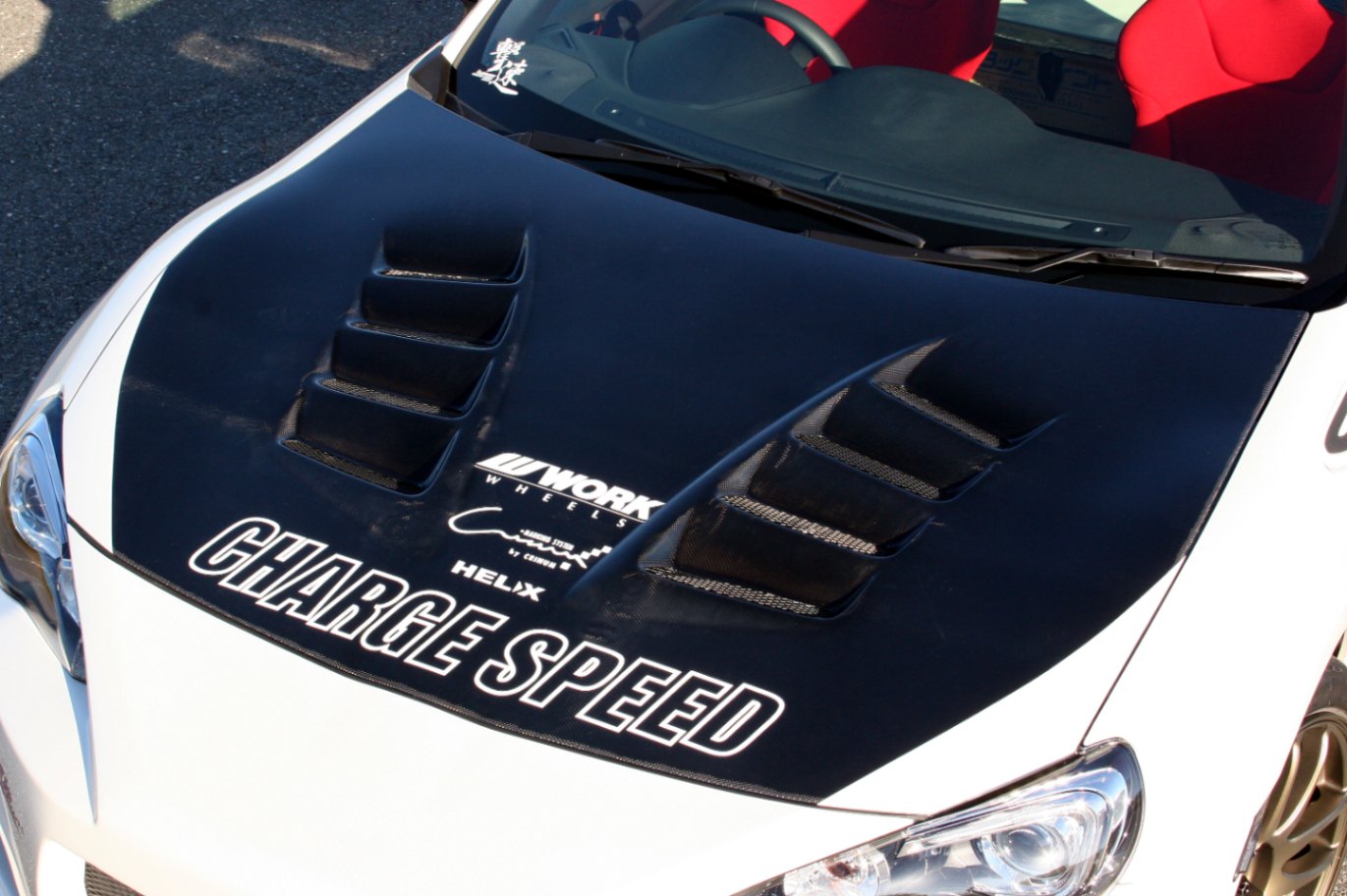 チャージスピード 86 ZN6 ボンネット ダクト付 カーボン製