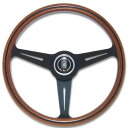 【マラソン期間中！全品2倍以上＆特別クーポン！】NARDI/ナルディ CLASSIC（クラシック） ウッド/ブラックスポーク 36φ 商品番号：N122