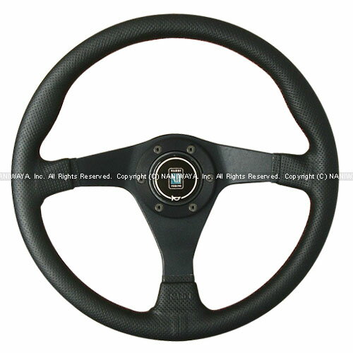 【代引手数料無料】【即納】NARDI/ナルディ SPORTS（スポーツ） タイプB パンチングレザー/ブラックスポーク 35φ商品番号：N751