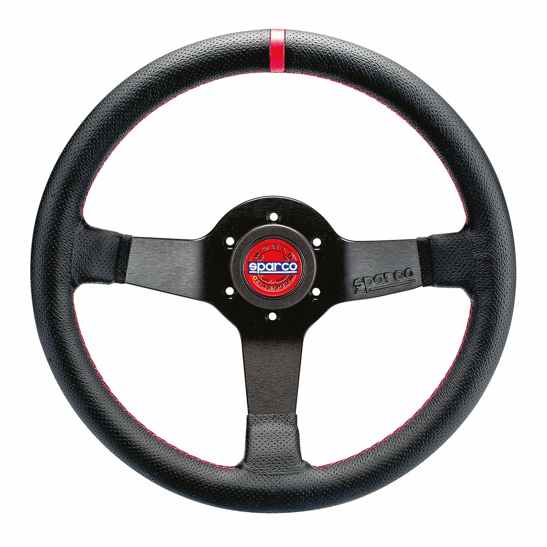 【割引クーポン配布中】sparco/スパルコ CHAMPION ブラックレザー/ブラックスポーク 商品番号:015R330CHAMPION