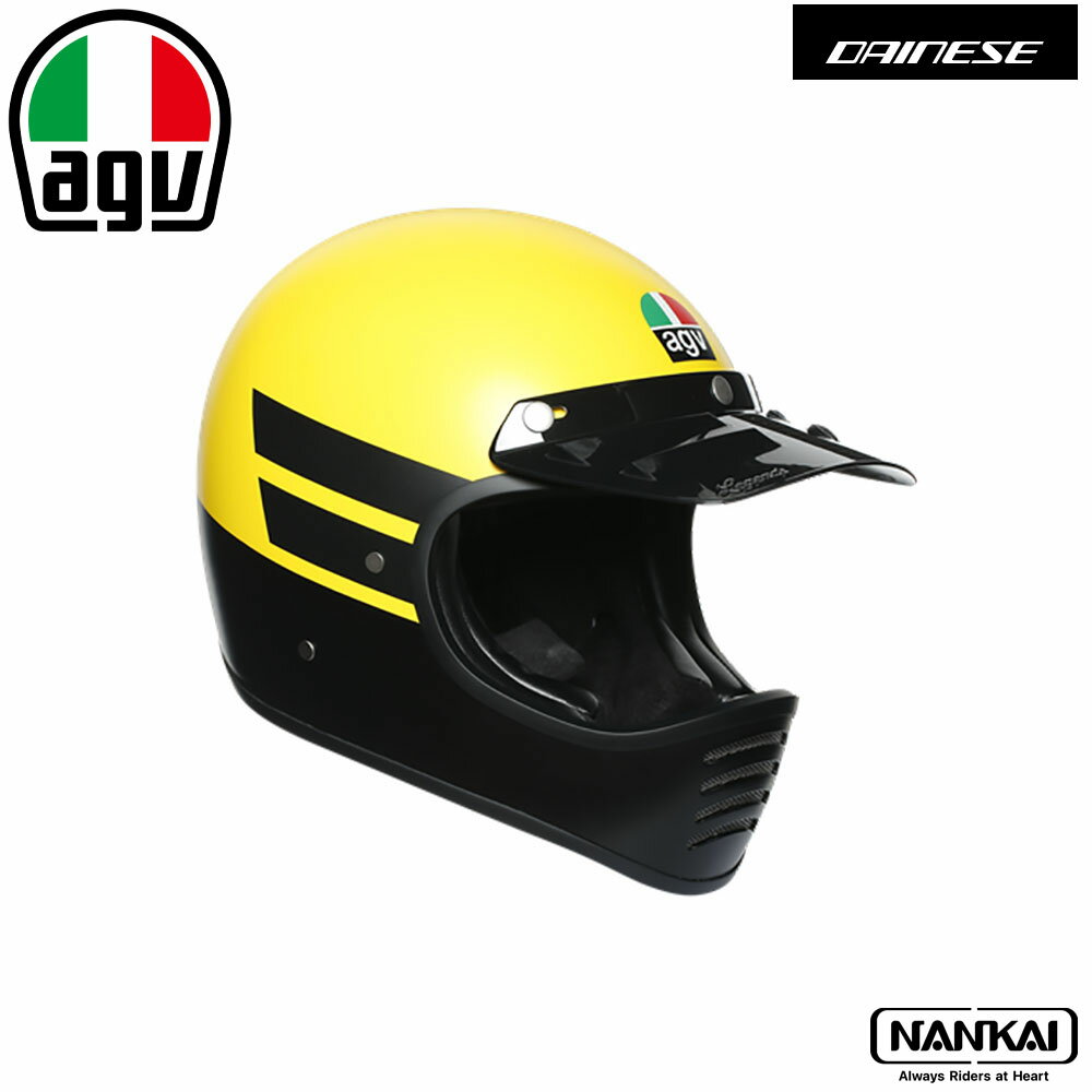 AGV(エージーヴイ)AGV X101 002-DUST MATT YELLOW/BLACK