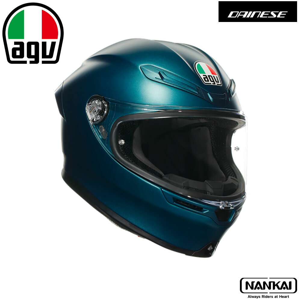 AGV(エージーヴイ)K6 S JIST Asian Fit - PETROLIO MATT