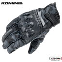 KOMINE(コミネ)プロテクトウインドプルーフウォームグローブHG BLACK CAMO GK-855