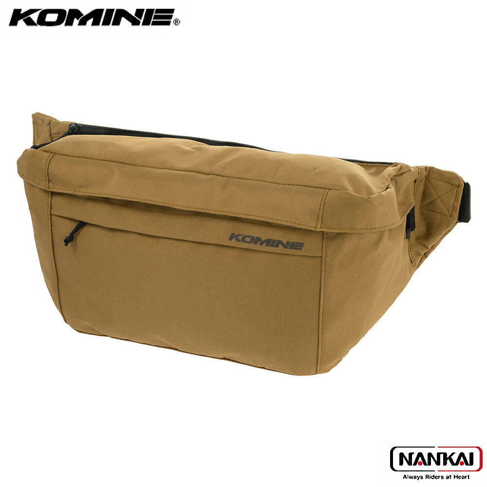 【エントリーで楽天P＋10倍！20日20時〜】 KOMINE コミネ ライディング ウエストバッグ 10L CAMEL SA25..