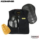 KOMINE コミネ CE ボディ プロテクション ライナー ベスト CE Body Protection Liner Vest BLACK SK-694