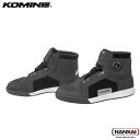 KOMINE コミネ ダイヤルフィットWPマイクロファイバースニーカー BLACK BK300