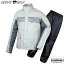 ROUGH&ROAD ラフ&ロード グライド レインスーツ プラチナシルバー RR7809