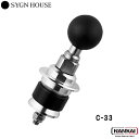 【正規販売代理店】 SYGN HOUSE サインハウス MOUNT SYSTEM マウントシステム C33 ステムマウントベース 23ミリ〜25ミリ Cホルダー