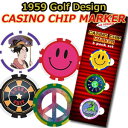 1959 Golf Design オリジナル CASINO CHIP MARKER カジノ チップ ゴルフ グリーン マーカー 3枚パック