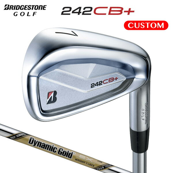 【2024・2025モデル】ブリヂストンゴルフ B シリーズ カテゴリー &gt;&gt;242CB+ IRONSHAFT：Dynamic Gold EX TOUR ISSUE スペック ヘッド素材 軟鉄（S20C）、タングステン 軟鉄（S20C） ヘッド製法 鍛造、CNC加工 番手 #4 #5 #6 #7 ロフト角(°) 21 24 27 31 ライ角(°) 60.5 61.0 61.5 62.0 フェースプログレッション(mm) 3.15 3.35 3.65 3.85 標準クラブ長さ(インチ) 38.5 38.0 37.5 37.0 ヘッド素材 軟鉄（S20C） ヘッド製法 鍛造、CNC加工 番手 #8 #9 PW ロフト角(°) 36 41 46 ライ角(°) 62.5 63.0 63.5 フェースプログレッション(mm) 4.25 4.55 5.05 標準クラブ長さ(インチ) 36.5 36.0 35.5 ブリヂストンスポーツでは24年秋以降の新商品から随時クラブ長さ表記を60度法に切り替えていきます。既存モデルに関しては従来通りブリヂストンゴルフクラブ長さとなります。同じクラブをそれぞれの方法で計測するとアイアンでは0.35インチ、ウッドでは0.25インチ程度60度法長さの方が長く計測されます。（同じ長さ表記の場合、60度法が短くなります） ゴルフクラブの製品スペックには、生産公差がございますのでご了承ください。 シャフト選択 Dynamic Gold EX TOUR ISSUE スチールシャフト 特許出願中の新技術「ウエイトロック」テクノロジーとは、基本重量との差に応じたウエイトの特殊素材をシャフト内部に装着する事で、製造上の個体差を解消する技術です。もちろんシャフト自体のフレックスやキックポイント、パフォーマンスに一切影響を与えない箇所に装着されています。この技術をいち早く取り入れたダイナミックゴールド EX ツアーイシューは、よりタイトな重量公差を製造ラインにて実現すると同時に「ウェイトロック」を装着する事で全てのシャフトが同じ仕様重量、公差の製品に仕上がります。つまりそれはプロアマ問わず全てのプレーヤーに同じパフォーマンスを提供する〈ツアープレーヤーウエイトシャフト〉ということを意味します。 フレックス X100 S200 シャフト重量(g) 132 131 シャフトトルク - - バランス D2 キックポイント 元調子 総重量(g)※#5 431 430 スペック値は、メーカー公表値です。 ゴルフクラブの重さ（総重量）は、目安としてお考えください。 長さ選択 標準長さの+0.75インチから、-0.75インチの間で、0.25インチ刻みで選択が可能です。 標準長さはスペック表を参考にしてください。 バランス選択 標準バランスから＋2.0ポイント（0.5ポイント単位）までは調整可能ですが、軽くすることはできません。 標準長さから長さを変更すると標準バランスは変わります。 変更した長さに対するバランスはお問い合わせください。 ロフト角調整 標準角度から ±1.5°の間で、0.5°単位で調整が可能です。 標準角度は上部スペック表を参考にしてください。 ヘッドにしわが寄る場合がありますので、ご了承下さい。 ライ角調整 標準角度から ±1.5°の間で、0.5°単位で調整が可能です。 標準角度は上部スペック表を参考にしてください。 ヘッドにしわが寄る場合がありますので、ご了承下さい。 グリップ ブリヂストンゴルフ オリジナルラバーグリップ（ブラック・グレー） 〈約49.5g・口径60・バックラインなし〉（GBX0M） グリップ下巻き選択 グリップの下巻き枚数をお選びください。 1枚巻き（標準） 2枚巻き 3枚巻き 未装着・同梱 付属品 メーカー保証書（ご購入日から2年間） 必ず下記をご確認下さい 前払い（銀行振込・コンビニ払い等）の場合は、ご入金確認後のメーカー発注になります。 オーダー品の為、ご注文後の内容変更ならびにキャンセルは一切出来ませんのでご注意下さい。 スペック表の数値は参考値となります。また製品公差がございます。 クラブ総重量、振動数、バランスはご指定できません。 こちらの商品は受注生産になります。 メーカーの在庫状況により、発送までお時間がかかる場合がございますのでご了承ください。また、メーカー在庫が完売もしくは生産終了の際は、ご注文をキャンセルとさせて頂く場合もございますので予めご了承願います。
