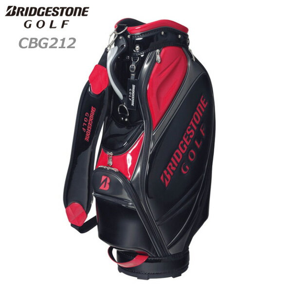 ブリヂストンゴルフ キャディバッグ 総エナメルモデル CBG212 9.5型 約3.9kg BRIDGESTONE GOLF