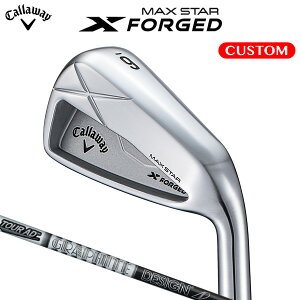 キャロウェイ X FORGED MAX STAR アイアン 5本セット(#6~9,PW)TOUR AD カーボンシャフト (日本正規品) 【カスタムオーダー】