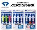 ダイヤ エアロスパークティー （3本入り） AERO SPARK TEE TE-407 TE-408 TE-409 TE-410 TE-707 TE-708 TE-709 TE-717 TE-718 TE-719 TE-720