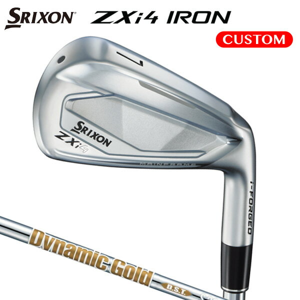 ダンロップ スリクソン ZXi4 アイアン 5本セット（#6～9,PW）Dynamic Gold DST スチールシャフト（NEWデザイン） （日本正規品）【カスタムオーダー】 srixon