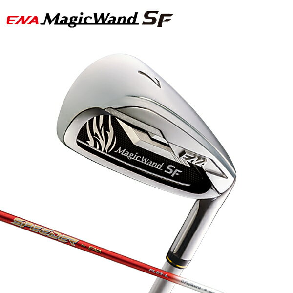 ENA マジックウォンド-SF レディース 単品アイアン（#6,#7,AW2,SW） ENA専用スピーダーカーボンシャフト エナ MagicWand-SF シャローフェース