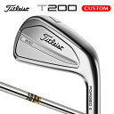 タイトリスト T200 アイアン 6本セット（#5～9,P） Dynamic Gold スチールシャフト（日本正規品） 【カスタムオーダー】 T200