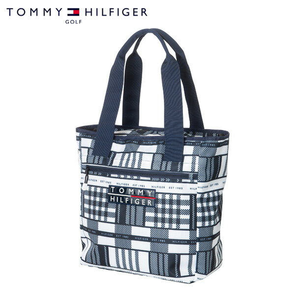 トミー ヒルフィガー トミー ヒルフィガー ゴルフ トートバッグ シーズナルチェック THMG2SB3 TOMMY HILFIGER GOLF 【在庫限り】