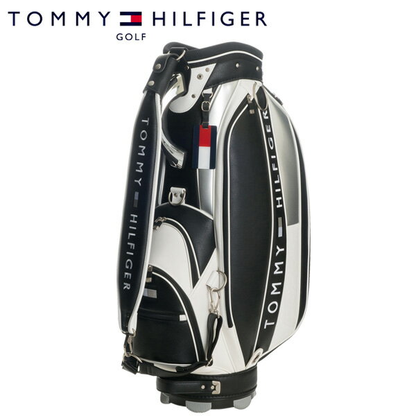 トミー ヒルフィガー トミー ヒルフィガー ゴルフ THE FACE キャディバッグ THMG7SC1 9型 約4.7kg TOMMY HILFIGER GOLF