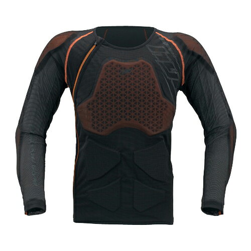 【5月6日23:59まで当店ポイント5倍!】 【HYOD・ヒョウドウ】HRZ909 HYOD DYNAMIC PRO D3O&#174; PROTECT SHIRTS BLACK/ORANGE STITCH