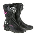 【値下げしました！】アルパインスターズ ステラ ブーツ(2223117) ブラック/フクシア/ホワイト ALPINESTARS STELLA SMX 6 BOOT(レディース)