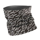 【ALPINESTARS・アルパインスターズ】ASTARS NECK TUBE コントアーズ ネック チューブ(4759319) ブラック/ホワイト(12) バイク ウェア