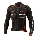 【1日はポイント10倍！】 ヒョウドウ STU107D HYOD D3O iD PROTECT RASH GUARD/BLACK ORANGE STITCH