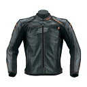 ヒョウドウ HSL012DN NEO-MINERVA D3O ST-X LEATHER JAC BLACK/ORANGE STITCH(CREST)