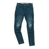 16ϥݥ10! ҥ祦ɥ HYD537D HYOD D3O BIKERS ZIP VENT INDIGO(aged-wash)